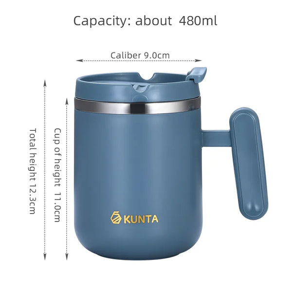 KUNTA STAINLESS STEEL COFFEE MUG WITH HANDLE