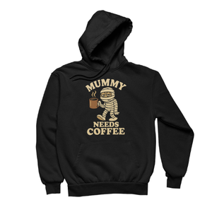 Mummy Needs Coffee Halloween Hoodie
